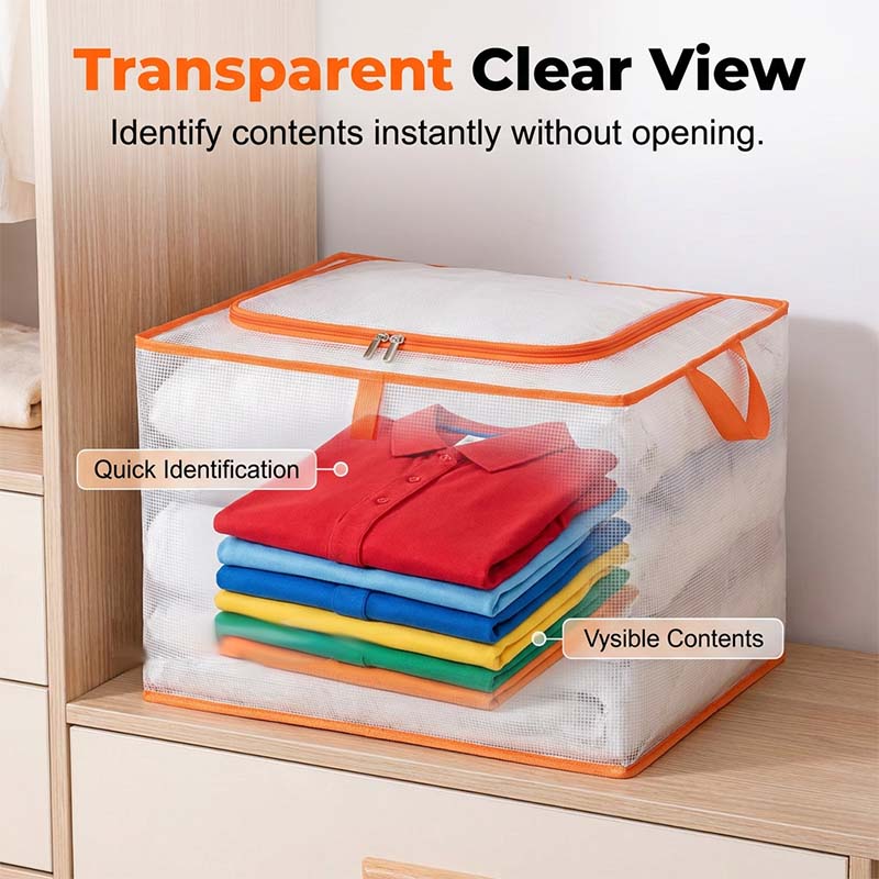 Large Capacity Transparent Mesh Storage Bag