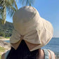 🥳SUMMER HOT SALE🥳💞50K+ SOLD!💥50% OFF! 🔥 Women's Bowknot Wide Brim Sun Hat ☀️ UV Protection Summer Beach Hat 🌴