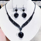 💎 LIMITED-TIME 50% OFF! ✨ Sparkling Heart Jewelry Set – Necklace & Earrings, Elegant, Lightweight 💖