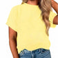 Women's Textured Stripe Short-Sleeve Shirt