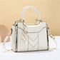 👜 LIMITED-TIME 50% OFF! ✨ Women's V-Stitched Satchel – Gold Hardware, Multi-Compartment, Top-Handle 🌸