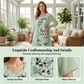 💕Elegant two-piece set featuring a chiffon dress and a cardigan for women