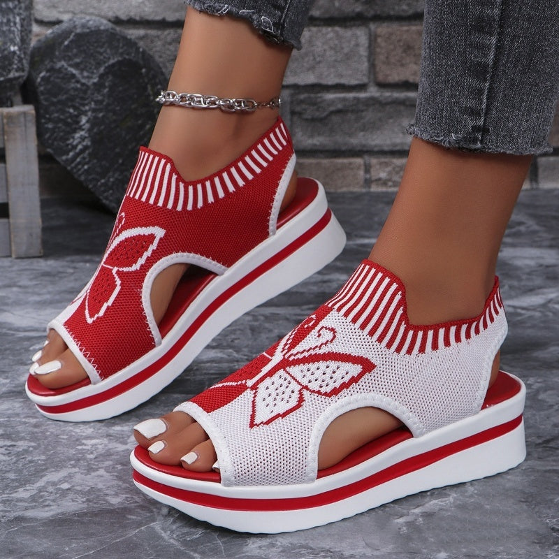 📢📢 50% OFF !! ⏰ Women's Casual Peep-Toe Platform Beach Sandals – Lightweight, Cushioned & Perfect for Sunny Days & Holidays 🌴✨
