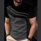 Men's Modern Graphic Print Crew Neck T-Shirt