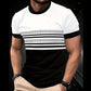 Men's Modern Graphic Print Crew Neck T-Shirt