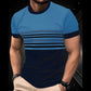 Men's Modern Graphic Print Crew Neck T-Shirt