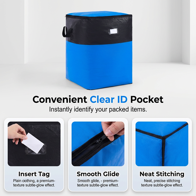 📦Last Day Special Price:£8.99!!!🧳 Collapsible Storage and Moving Bag – Heavy-duty handles & zippered closure – Folds flat, perfect for moving, travel or closet organization – reusable & easy to clean 🏠