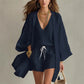 Women's Casual 3-Piece Lounge Set with Cardigan