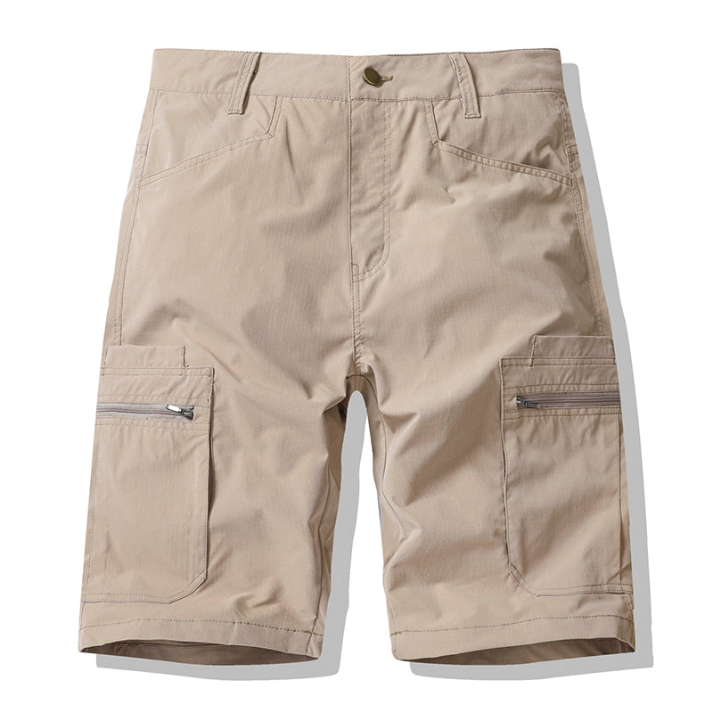 🩳 LIMITED-TIME 50% OFF! ✨ Men's Zip-Up Cargo Shorts – Breathable, Secure Pockets, Loose Fit 🏞️