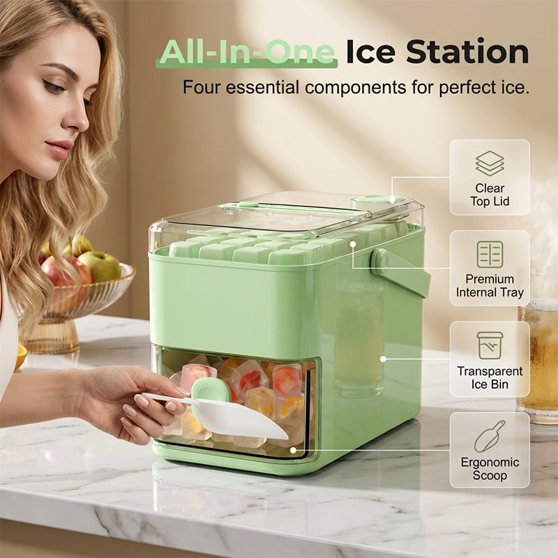 📢📢50% OFF !! ⏰ Ditch the struggle. Press down, watch the ice plopinto the bin. Zero effort, max ice. 🚀