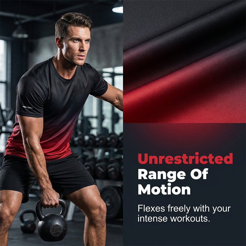 Men's Lightweight Quick Dry Athletic T-Shirt