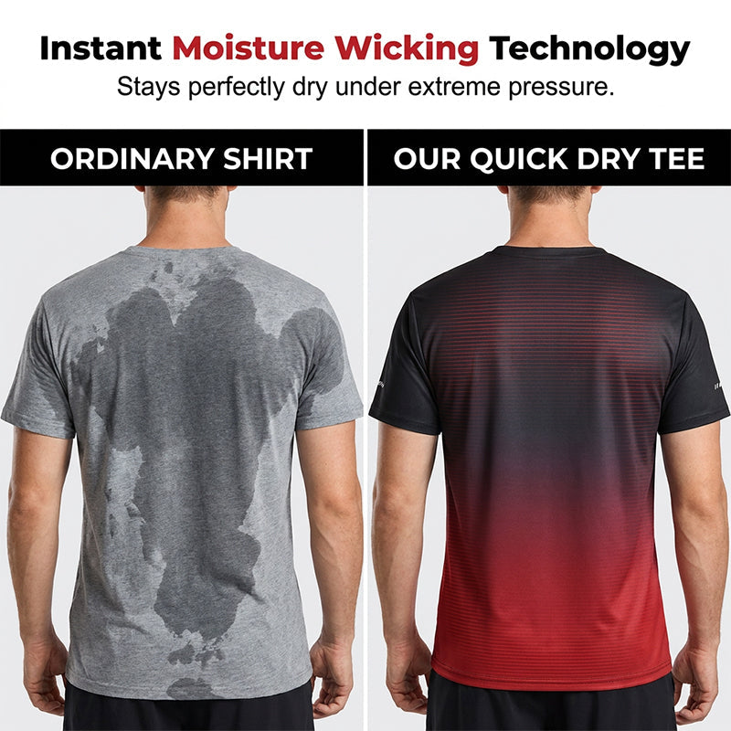 Men's Lightweight Quick Dry Athletic T-Shirt