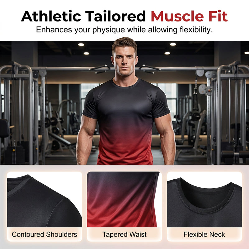 Men's Lightweight Quick Dry Athletic T-Shirt