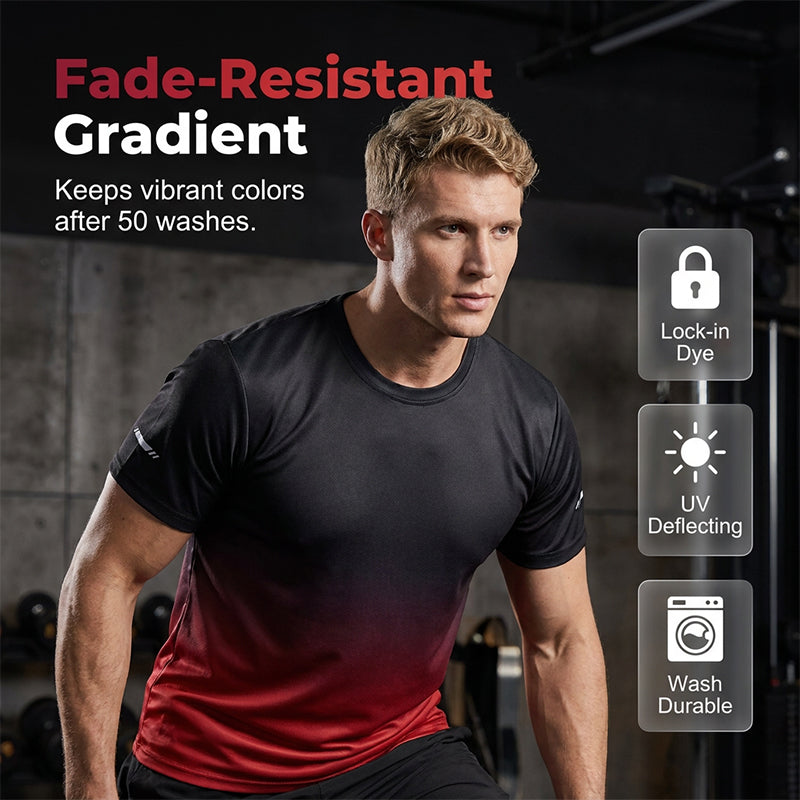 Men's Lightweight Quick Dry Athletic T-Shirt