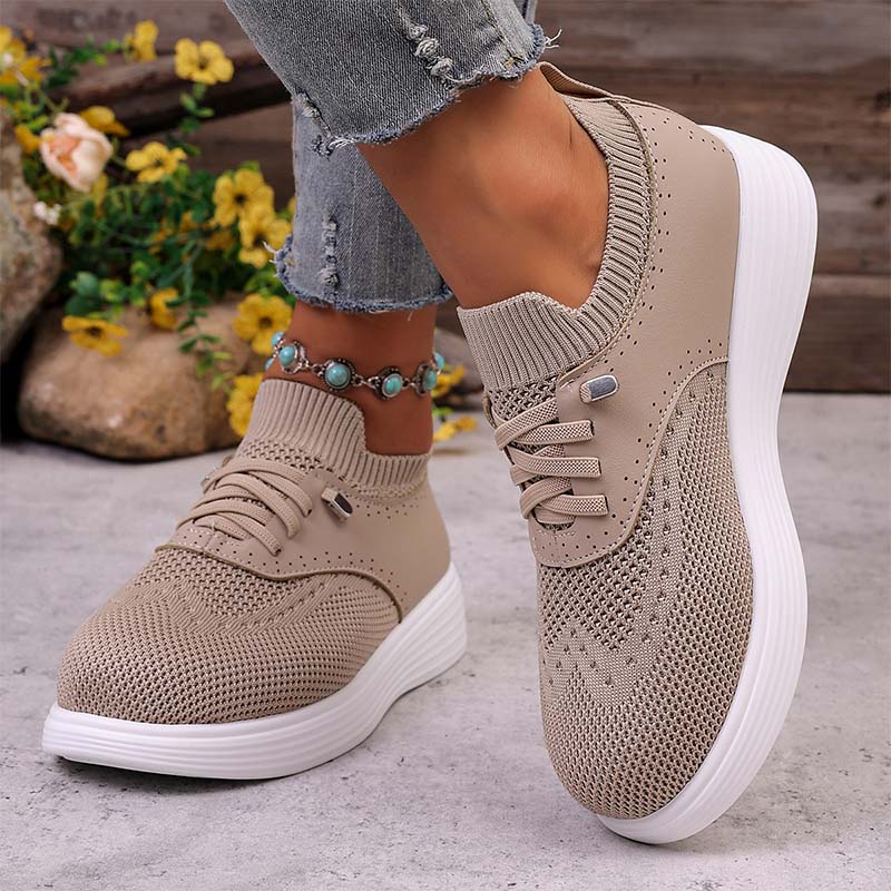 Women's Breathable Mesh Slip-On Walking Shoes