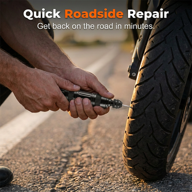 🏆LAST DAY SALE 50% OFF🔥Tubeless Tire Repair Kit – Aluminum Case