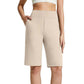🩳 LIMITED-TIME 50% OFF! ✨ Women's Stretch Walking Shorts – 4-Way Stretch, High-Rise, Knee-Length 🚶‍♀️