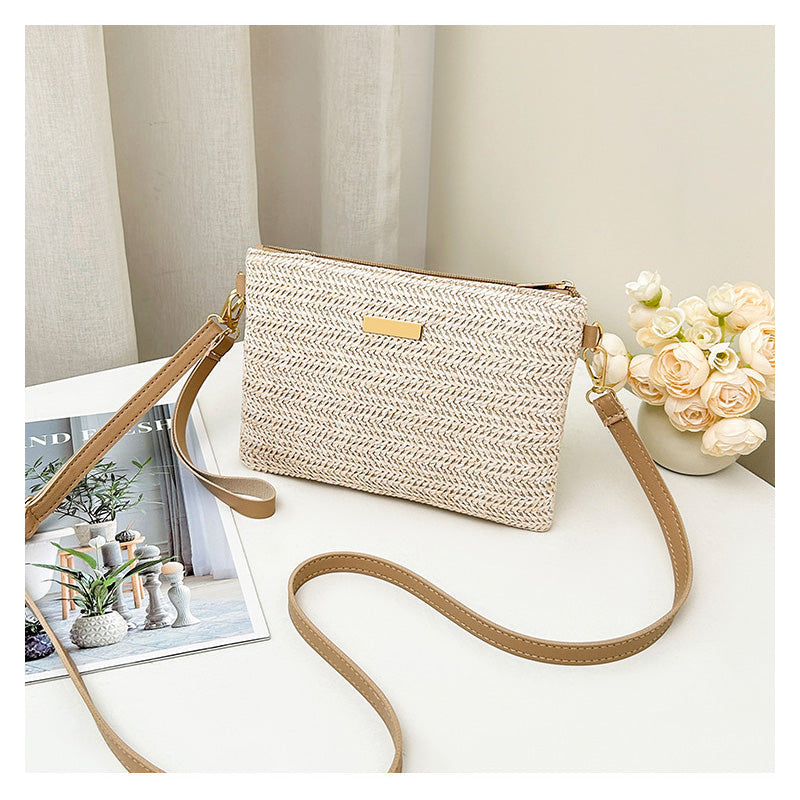 ⏳Limited-time 50% off⏰Women's Woven Straw Shoulder Clutch Bag👜