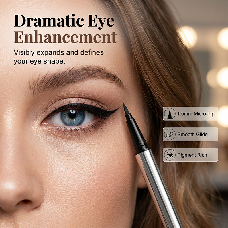 Smooth Glide Waterproof Micro Tip Gel Eyeliner Pen