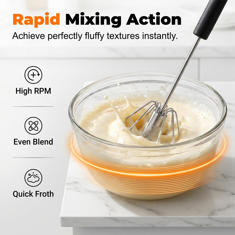 🥚 BUY 2 GET 1 FREE! 🔥 Stainless Steel Semi-Automatic Hand Egg Beater – Fast & durable – Perfect for eggs, batter or cream – smooth whisking without effort 🍳