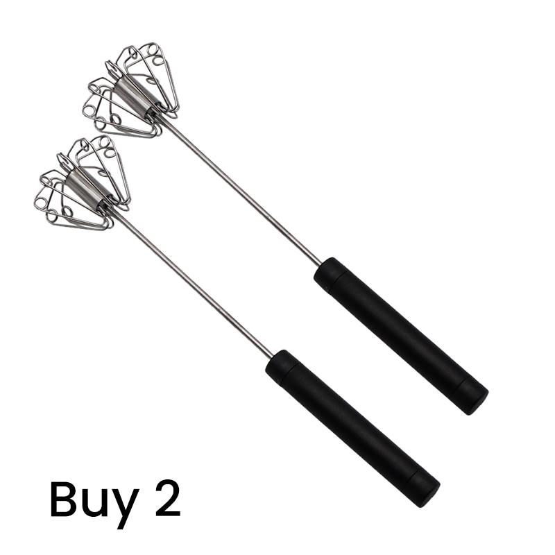 🥚 BUY 2 GET 1 FREE! 🔥 Stainless Steel Semi-Automatic Hand Egg Beater – Fast & durable – Perfect for eggs, batter or cream – smooth whisking without effort 🍳