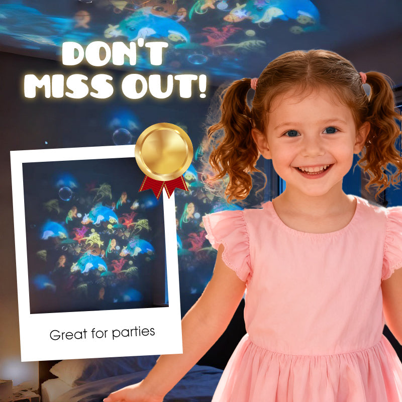 ⏳LAST DAY SALE ONLY￡9.99!!🎁🔥LED Starry Ocean Projector – 360° Rotating Night Light with Sky & Ocean Waves 🌌🌊 | USB Mood Lamp for Bedroom & Kids’ Room 💤