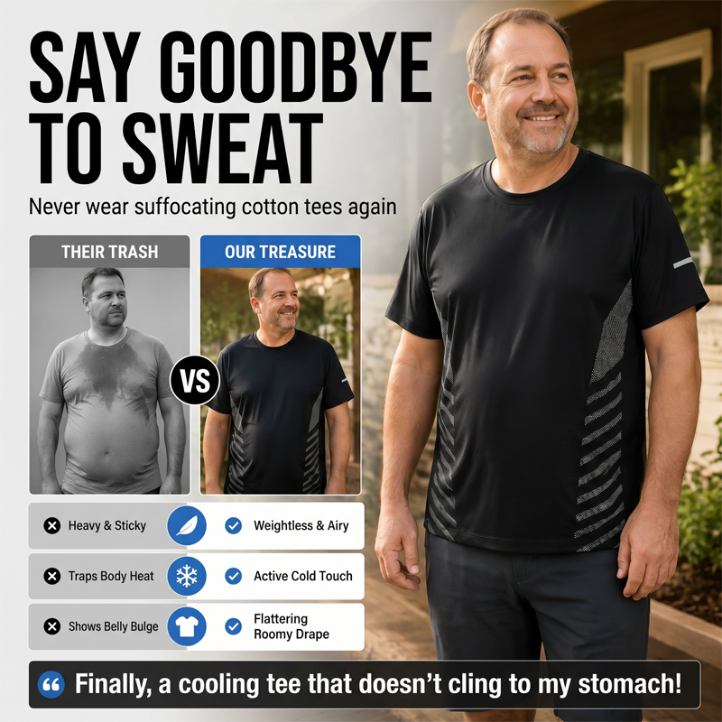 Men's Breathable Quick-Dry Athletic T-Shirts