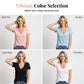 🌟LAST DAY SALE: 50% OFF !!🎁✨Women's Deep V-Neck Short Sleeve T-Shirt