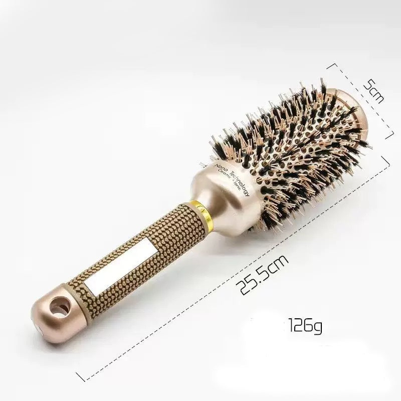 🏆 Last Day Special Price £9.99! 💇Professional Volumizing Round Hair Brush – Vented Barrel, Ergonomic Grip, Salon Results ✨