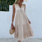 Women's Sleeveless Loose Casual Tiered Dress