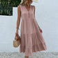 Women's Sleeveless Loose Casual Tiered Dress