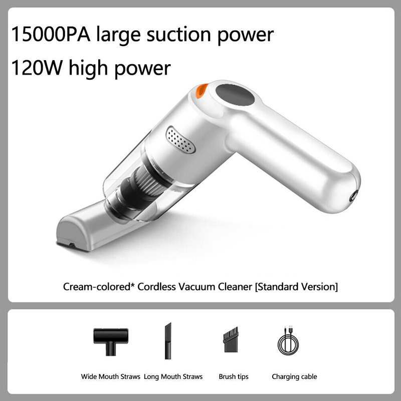 🔥50K+ SOLD🔋High-Power Cordless Vacuum Cleaner Kit for Car🚗Strong Suction💨Rechargeable Handheld⚡Full Accessory Car Interior Cleaner