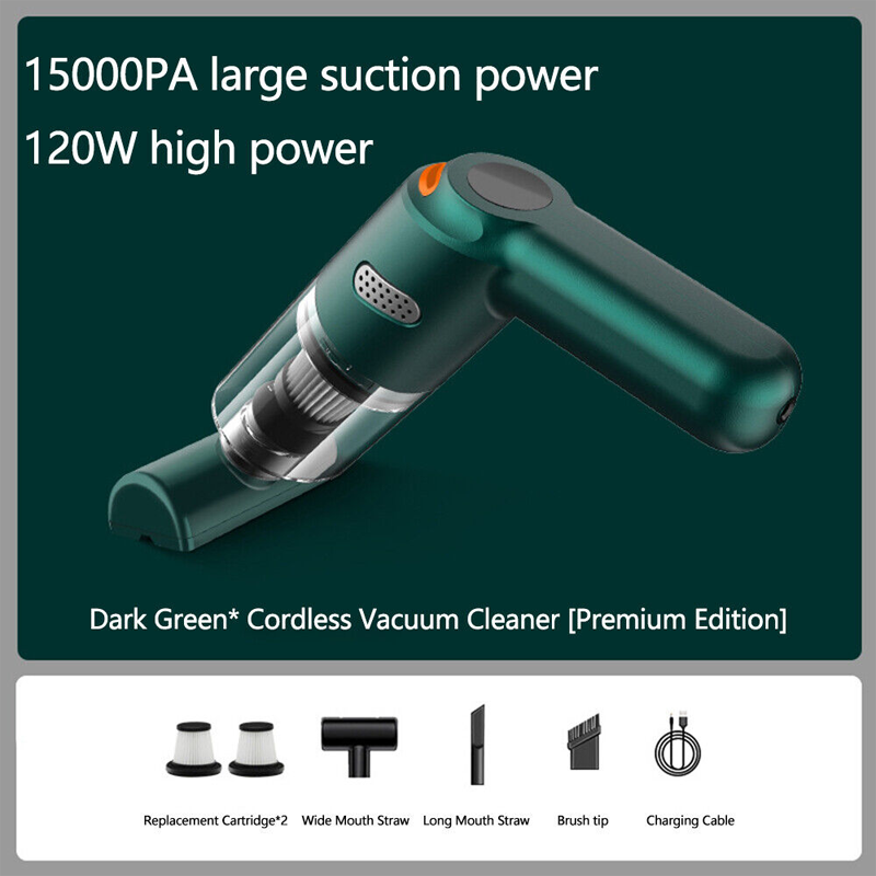 🔥50K+ SOLD🔋High-Power Cordless Vacuum Cleaner Kit for Car🚗Strong Suction💨Rechargeable Handheld⚡Full Accessory Car Interior Cleaner