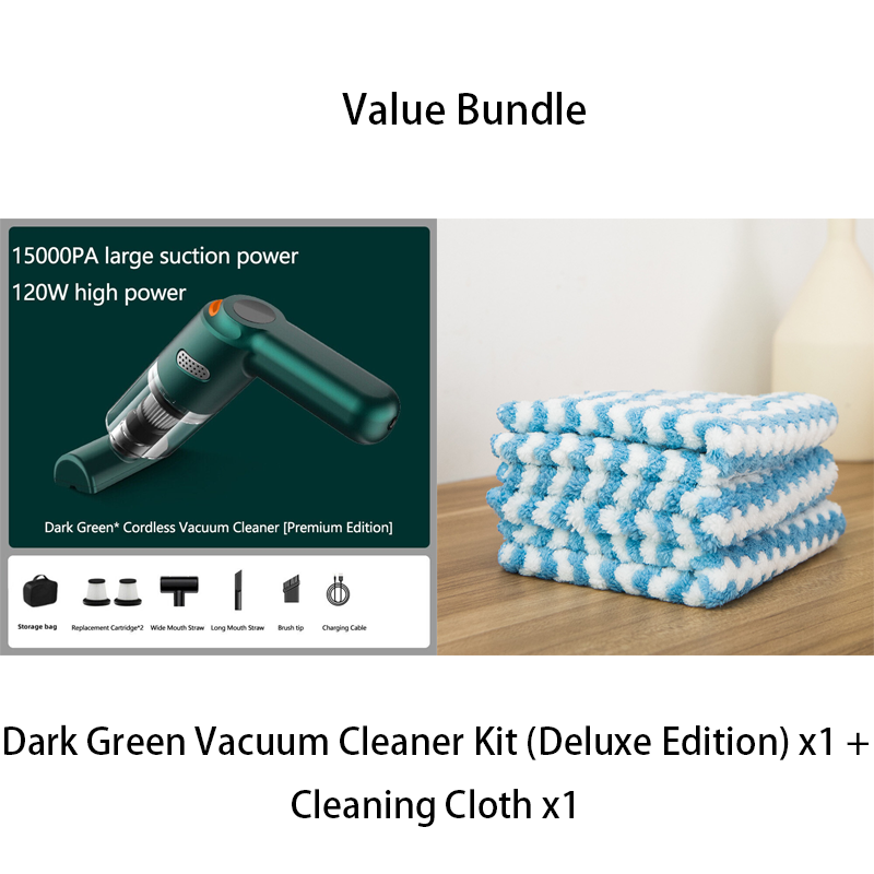 🔥50K+ SOLD🔋High-Power Cordless Vacuum Cleaner Kit for Car🚗Strong Suction💨Rechargeable Handheld⚡Full Accessory Car Interior Cleaner