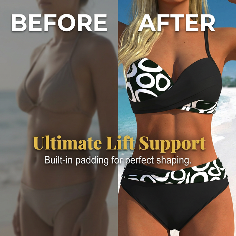 👙 LIMITED-TIME 50% OFF! ✨ Women's Push-Up Two-Piece Bikini Set