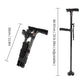🦯LIMITED-TIME 50% OFF! 💡 Multifunction Folding Walking Cane – Built-In Light, Emergency Alarm, Quad Base & 5-Level Height Adjustment✨