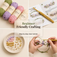 🧶 Nature‑inspired DIY crochet bracelet kit 🧘 Reduce stress while creating wearable art with your own hands.