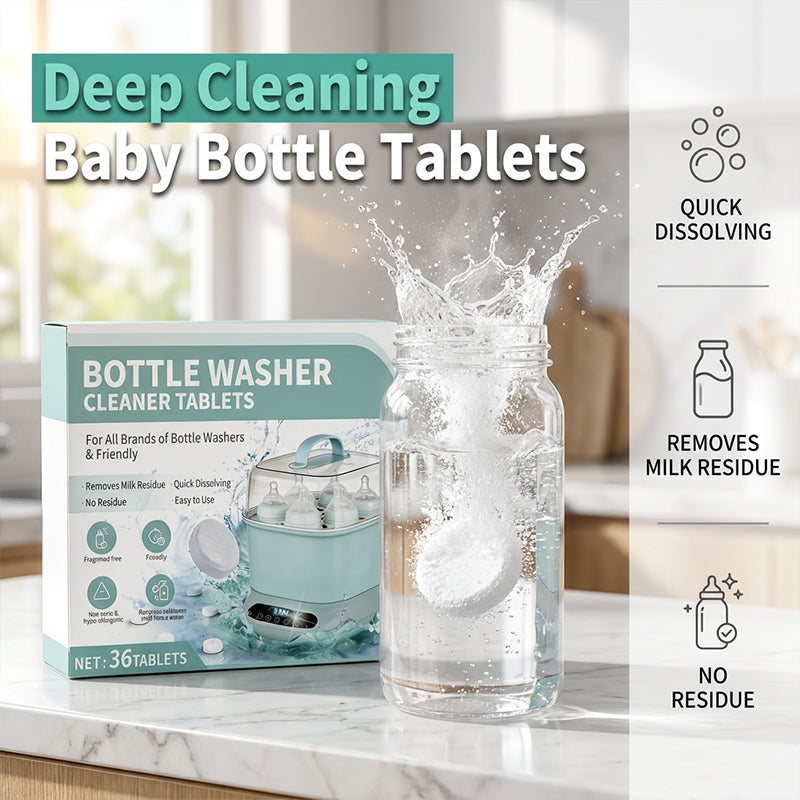 🧼 Baby Bottle, Water Bottle & Cup Cleaning Tablets