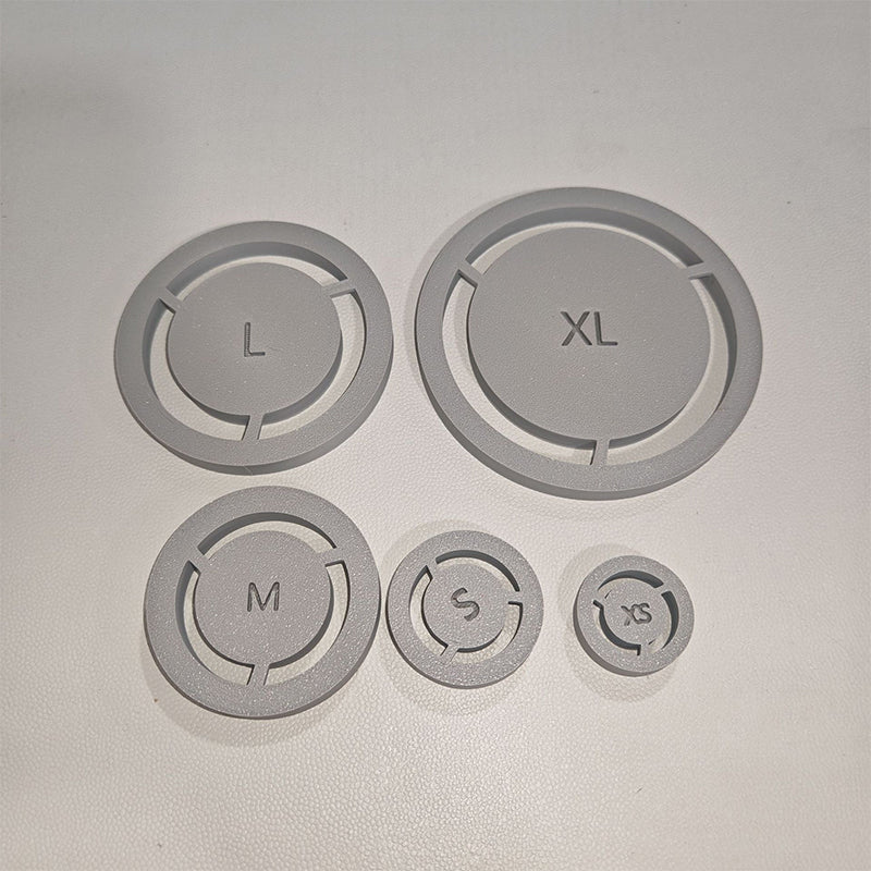 Centering Tool with Foot Ring Template for Ceramic Trimming
