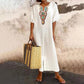 💗LAST DAY SALE 47% OFF⚡50K+ SOLD💕Women's Embroidered Maxi Dress with Front Slit