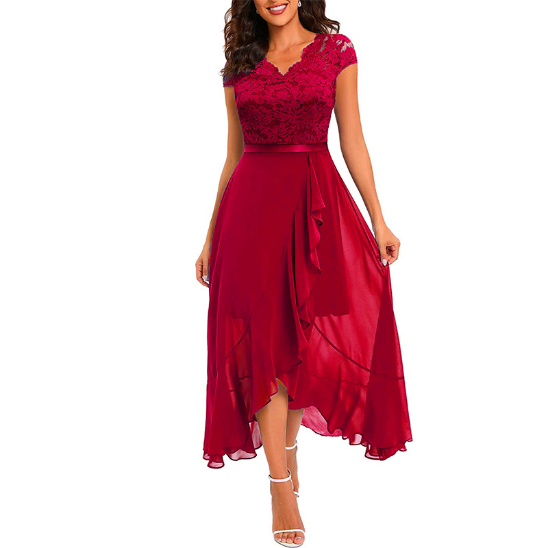 Elegant Lace Evening Dress
