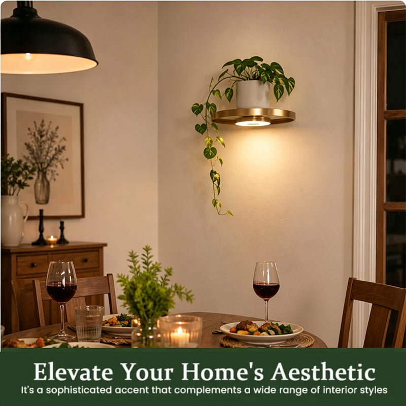 🏆 Last Day Special Price £9.99 ! 💡Buy more save more🏠 Floating Wall Shelf with Built-in Ambient LED Lighting✨