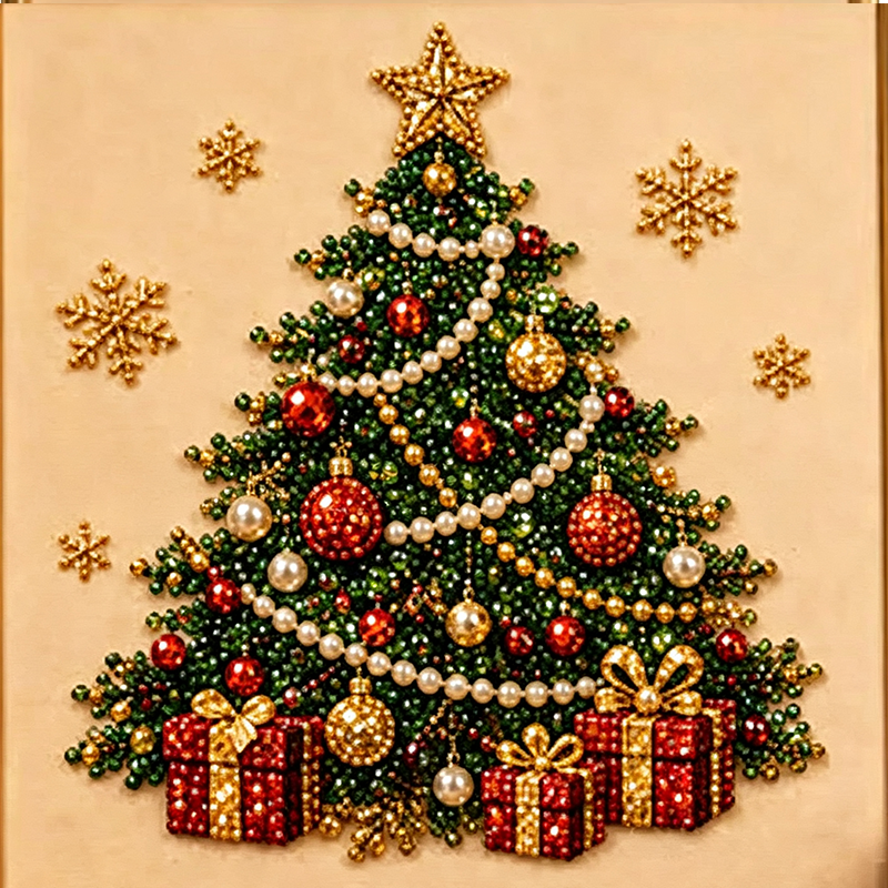 ⏳Last Day Sale Only ￡6.99!!🎁💎DIY Christmas Pearl Diamond Art Kit🎨Relaxing & Beginner-Friendly🧘