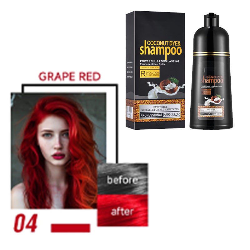 Coconut Color Shampoo – Wash-In, No Salon Needed