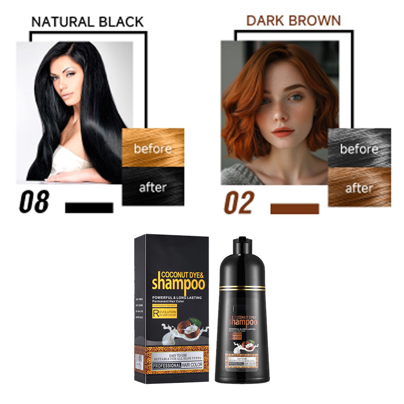 Coconut Color Shampoo – Wash-In, No Salon Needed