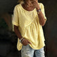Women's Short Sleeve Asymmetrical Ruched Top