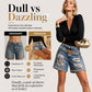 Women's Rhinestone Ripped Denim Shorts