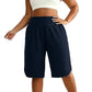 ⏰Last Day Sale 49% OFF🩳Women's Casual Wide-Leg Knee-Length Shorts