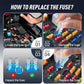🥳2026 HOT SALE🥳💞50K+ SOLD!🔌🚗 50% OFF! Car Fuse Assortment Kit – Micro, Mini & Standard blade fuses, colour‑coded for easy ID. 100‑300 pcs – be prepared for any electrical fault! 🔧✨