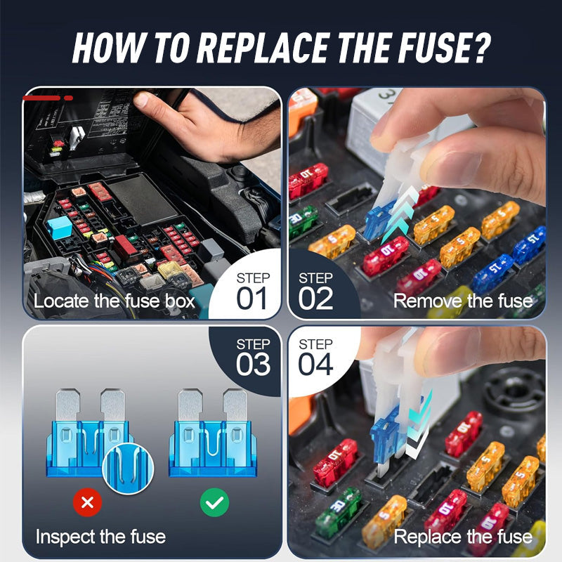 🥳2026 HOT SALE🥳💞50K+ SOLD!🔌🚗 50% OFF! Car Fuse Assortment Kit – Micro, Mini & Standard blade fuses, colour‑coded for easy ID. 100‑300 pcs – be prepared for any electrical fault! 🔧✨